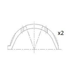 Crankshaft Thrust Washer FAI BT3009-STD OE Ref 0118G3