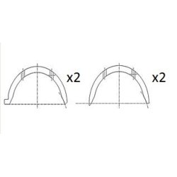 Crankshaft Thrust Washer FAI BT3012-STD OE Ref 0118G7