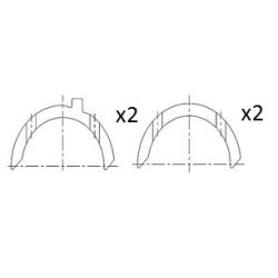 Crankshaft Thrust Washer FAI BT3016-STD OE Ref A2710330162