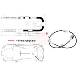 Handbrake Cable Pull FAI FBC0108 OE Ref 365314F100 FAI