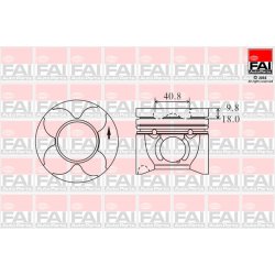 Piston FAI PK7-000 OE Ref 0628L2