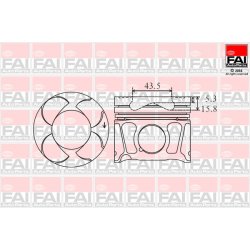 Piston FAI PK8-000 OE Ref 55240477