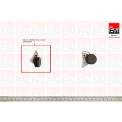 V ribbed Belt Tensioner Pulley FAI T1000 OE Ref 58260511