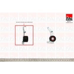 Timing Belt Tensioner Pulley FAI T2933 OE Ref 82933