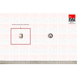 Timing Belt Tensioner Pulley FAI T6085 OE Ref 7700736085