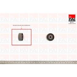 Timing Belt Deflection guide Pulley FAI T6910 OE Ref 12571204