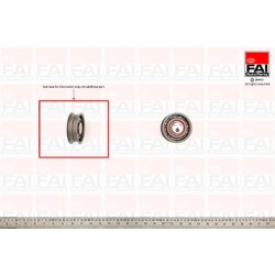 Timing Belt Tensioner Pulley FAI T9243 OE Ref 026109243G