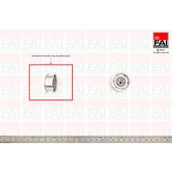 Timing Belt Tensioner Pulley FAI T9307 OE Ref 06A109479C