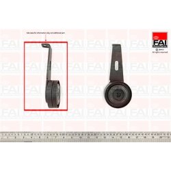 V ribbed Belt Tensioner Pulley FAI T9330 OE Ref 575115