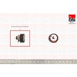 Timing Belt Tensioner Pulley FAI T9356 OE Ref 036109243E