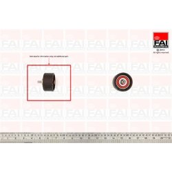 Timing Belt Deflection guide Pulley FAI T9377 OE Ref 60652129