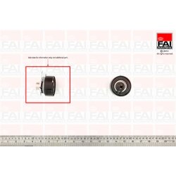 Timing Belt Tensioner Pulley FAI T9398 OE Ref 030109243P