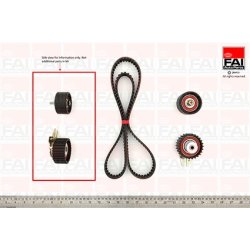 Timing Belt Kit FAI TBK176 OE Ref 71736724