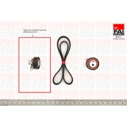 Timing Belt Kit FAI TBK76 OE Ref 6K0198001A