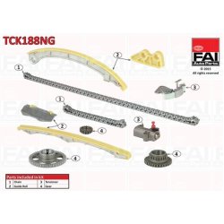 Timing Chain Kit FAI TCK188NG OE Ref 13441R40A01