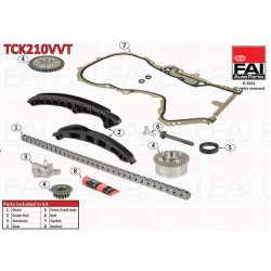 Timing Chain Kit FAI TCK210VVT OE Ref 03C105209AG