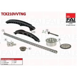 Timing Chain Kit FAI TCK210VVTNG OE Ref 03C109158A