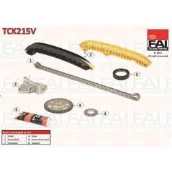 Timing Chain Kit FAI TCK215 OE Ref 03D109158C