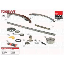 Timing Chain Kit FAI TCK33VVT OE Ref 135060H030