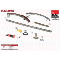 Timing Chain Kit FAI TCK33WO OE Ref 135060H030