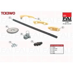 Timing Chain Kit FAI TCK3WO OE Ref 71771252
