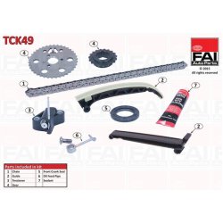 Timing Chain Kit FAI TCK49 OE Ref A0003953V00100000