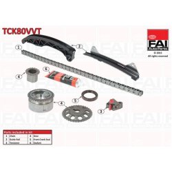 Timing Chain Kit FAI TCK80VVT OE Ref 0816K3