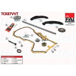 Timing Chain Kit FAI TCK87VVT OE Ref 03C105209AG
