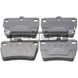 Kit de plaquettes de frein arrière FEBEST 0101-ACA20R pour TOYOTA RAV4 FEBEST