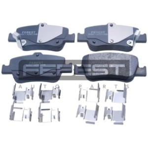 Kit de plaquettes de frein arrière FEBEST 0101-ADE150R pour TOYOTA AURIS, COROLLA FEBEST