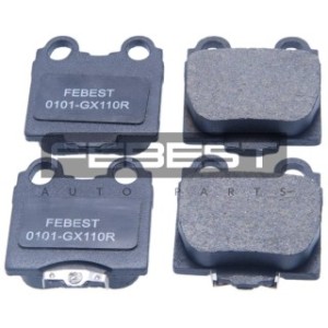 Kit de plaquettes de frein arrière FEBEST 0101-GX110R pour TOYOTA, LEXUS 04466-22180 FEBEST