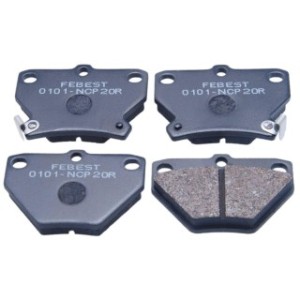 Kit de plaquettes de frein arrière FEBEST 0101-NCP20R pour TOYOTA 04466-20090
