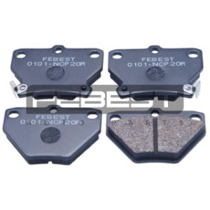 Kit de plaquettes de frein arrière FEBEST 0101-NCP20R pour TOYOTA 04466-20090 FEBEST
