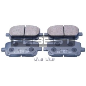 Kit de plaquettes de frein avant FEBEST 0101-ZZE130F pour TOYOTA 04465-02070 FEBEST