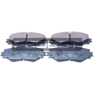 Kit de plaquettes de frein avant FEBEST 0101-ZZE150F pour TOYOTA, LEXUS 04465-02220 FEBEST