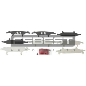 Clips de disque de frein FEBEST 0103-ZZE120F pour TOYOTA 04945-20210 FEBEST