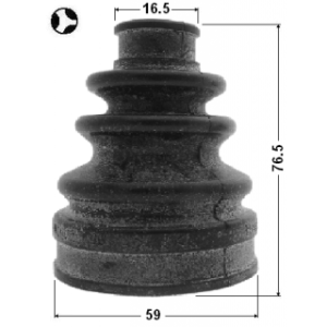 Kit de soufflet de joint homocinétique intérieur FEBEST 0115-ACA33RT pour TOYOTA 04439-42010 FEBEST