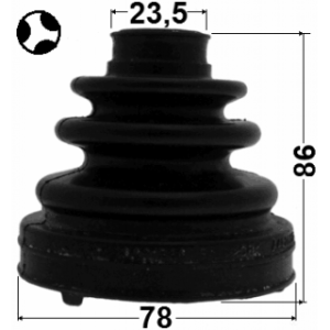 Kit de soufflet de joint homocinétique intérieur FEBEST 0115-GSU45T pour LEXUS, TOYOTA 04427-0W060 FEBEST