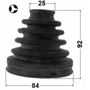 Kit de soufflet de joint homocinétique intérieur FEBEST 0115-GX100RT pour TOYOTA, LEXUS 04437-20010 FEBEST