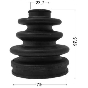 Kit de soufflet de joint homocinétique extérieur FEBEST 0117-090 pour TOYOTA et plus encore... FEBEST