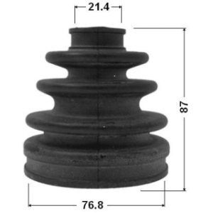 Kit de soufflet de joint homocinétique extérieur FEBEST 0117-092 pour TOYOTA, MITSUBISHI MB526891 FEBEST