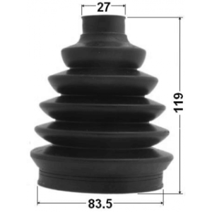 Kit de soufflet de joint homocinétique extérieur FEBEST 0117P-ACV30 pour MERCEDES et plus encore... FEBEST
