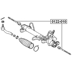 Biellette de direction FEBEST 0122-010 pour TOYOTA AVENSIS, COROLLA FEBEST