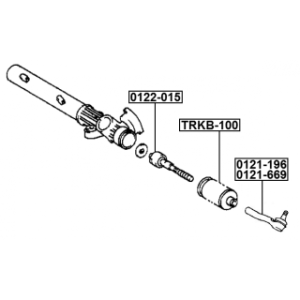 Biellette de direction FEBEST 0122-015 pour TOYOTA, LEXUS, LAND, LX FEBEST