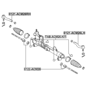 Biellette de direction FEBEST 0122-ACM26 pour TOYOTA AVENSIS FEBEST
