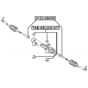 Biellette de direction FEBEST 0122-USK65 pour TOYOTA TUNDRA, SEQUOIA FEBEST