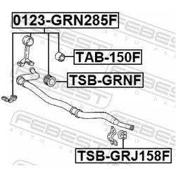 Biellette de barre stabilisatrice (tige de liaison) FEBEST 0123-GRN285F pour LEXUS et plus encore... FEBEST