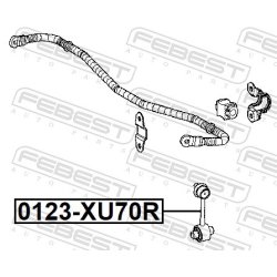 Biellette de barre stabilisatrice (tige de liaison) FEBEST 0123-XU70R pour TOYOTA FEBEST