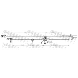 Capteur de vitesse de roue ABS FEBEST 01606-008 pour LEXUS, TOYOTA FEBEST