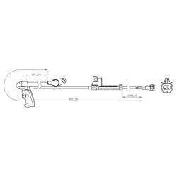 Abs Wheel Speed Sensor FEBEST 01606-010 OE Ref 89543340NM FEBEST